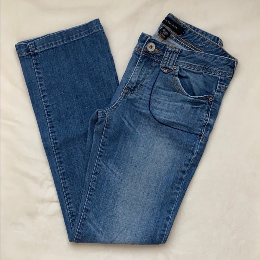 Calvin Klein Medium Wash Trouser Jeans